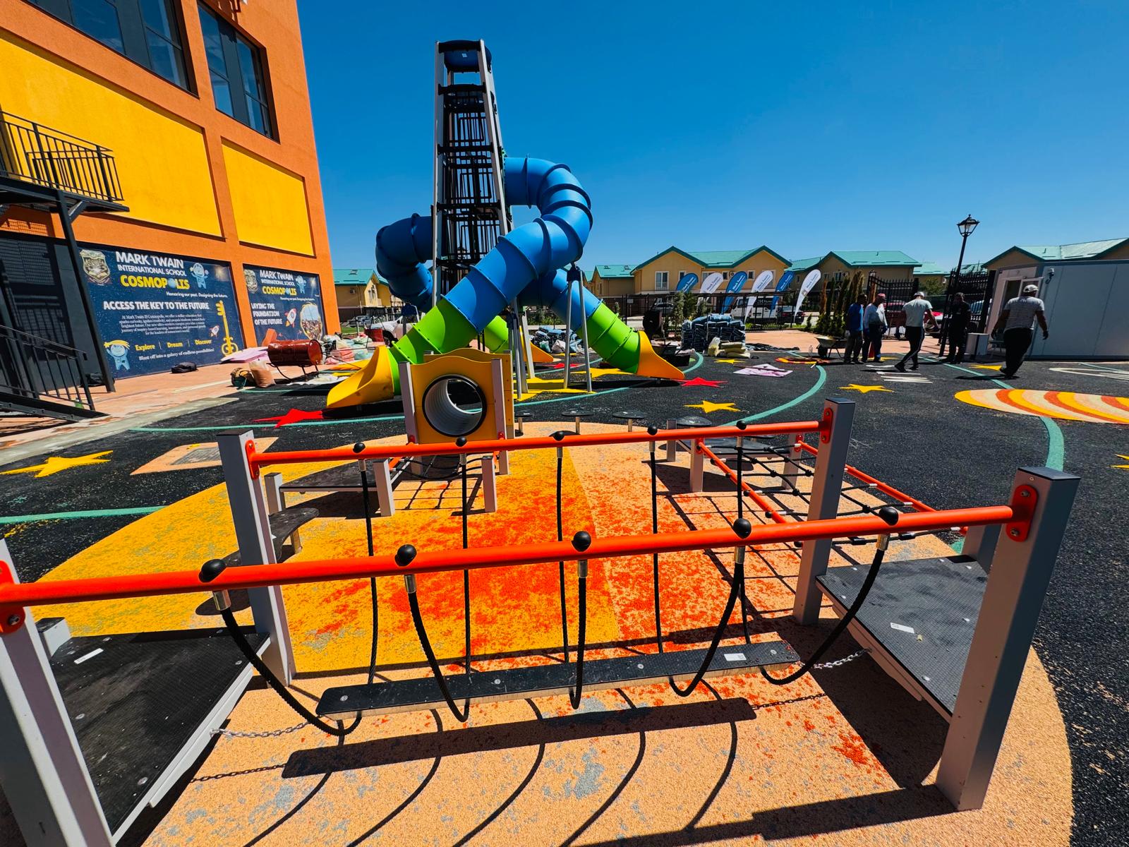New campus playground and learning grounds under completion